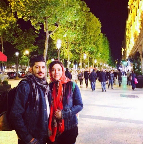 فلور نظری و پسرش