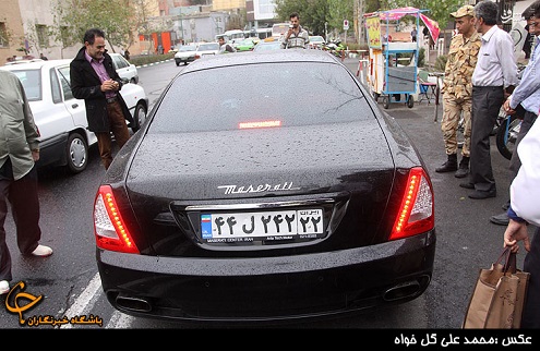 تصاویر:دایی با مازراتی به دادگاه انقلاب رفت
