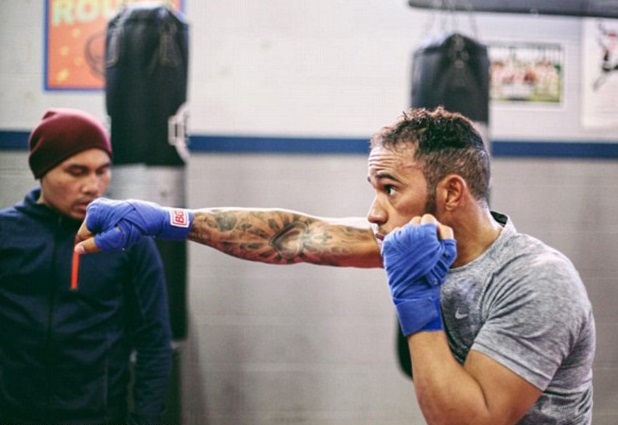 لوییس همیلتون برای فصل جدید فرمول یک آماده می شود + عکس