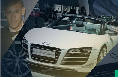 4- نیمار آئودری R8 جی تی به ارزش تقریبی 220 هزار یورو