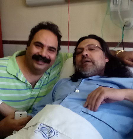 عیادت بازیگر طنز سینما از «رضا ایرانمنش»/عکس