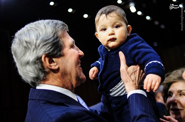 نوه ایرانی جان کری/عکس