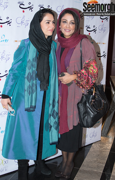 شقایق فراهانی و تینا پاکروان در اکران نیمه شب اتفاق افتاد