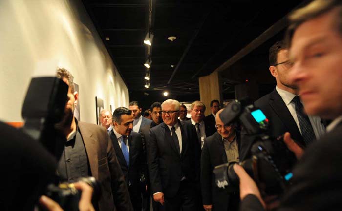 (تصاویر) اشتاین‌مایر در بازار تهران