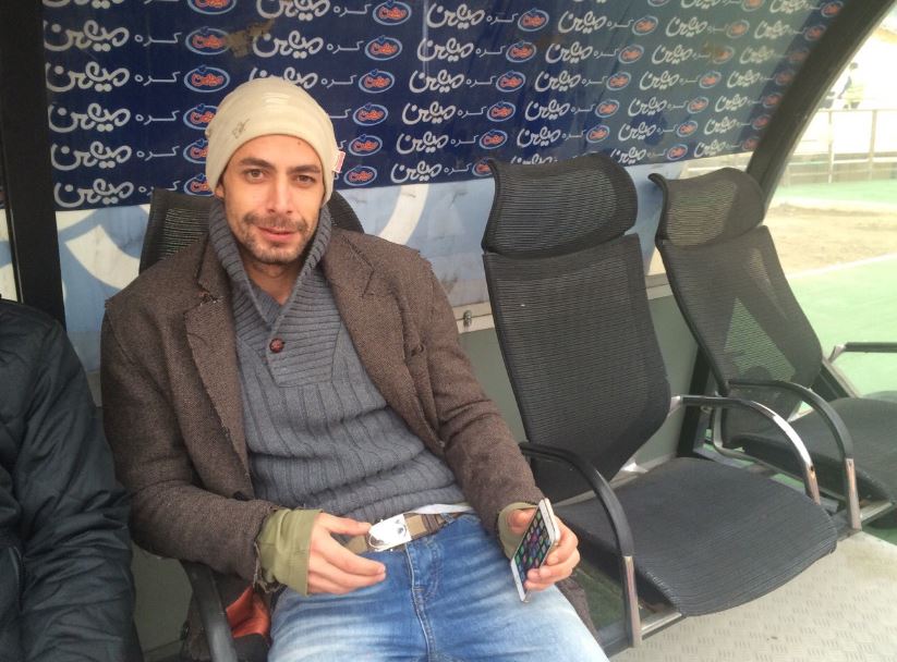 زندی روی نیمکت استقلال/عکس