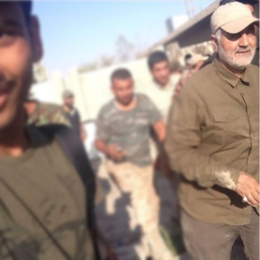سردار سلیمانی در فلوجه/ عکس