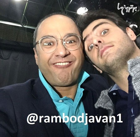 سلفی جالب رامبد جوان و علی ضیا/ عکس