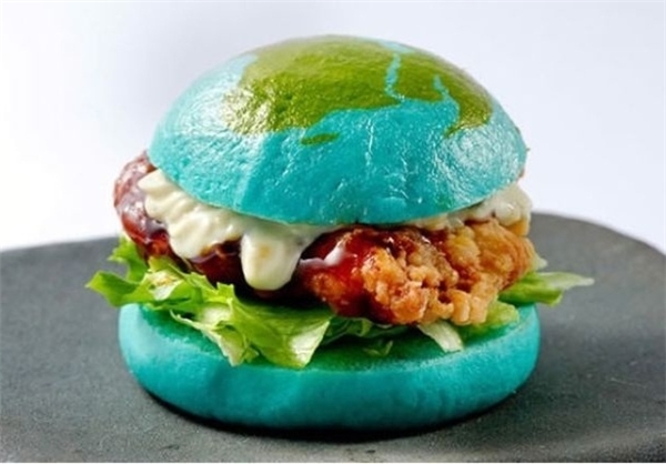 همبرگر چه رنگی می‌خواهید/عکس