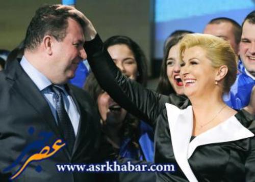 رییس جمهور کرواسی در کنار همسرش/ عکس