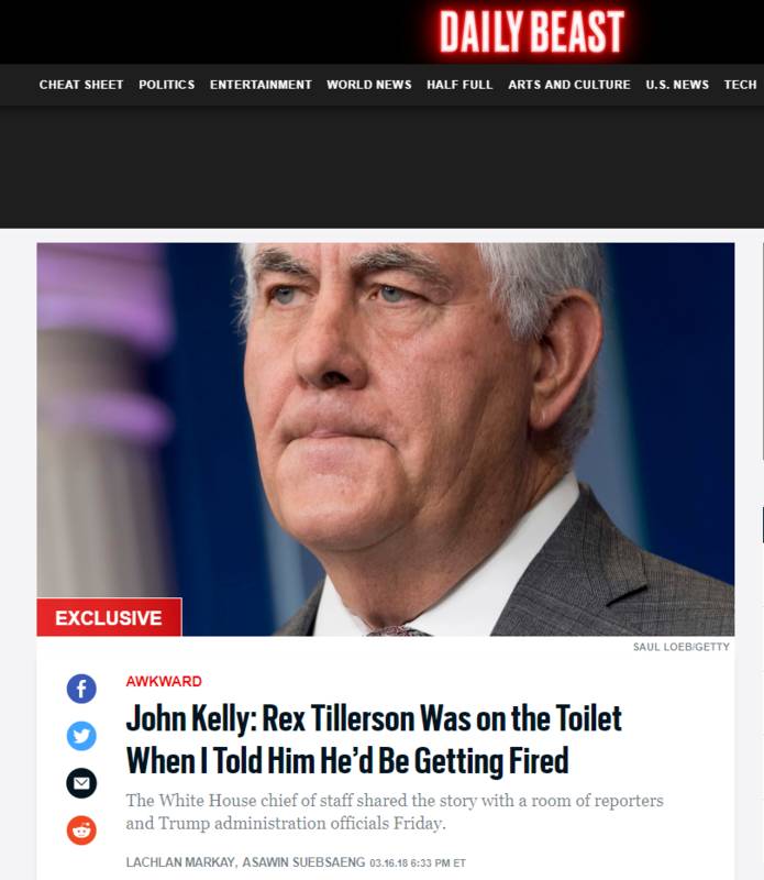 شخصیت مشهور سیاسی که خبر اخراج خود را در «توالت» شنید!+عکس