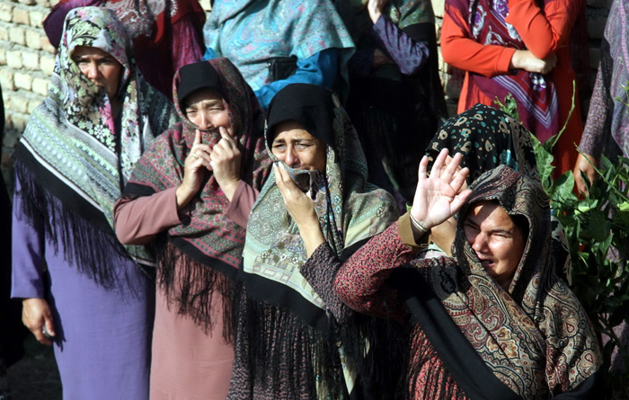 (تصاویر) خاکسپاری جانباختگان منا