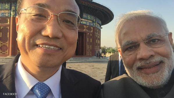 سلفی سران چین و هند/عکس