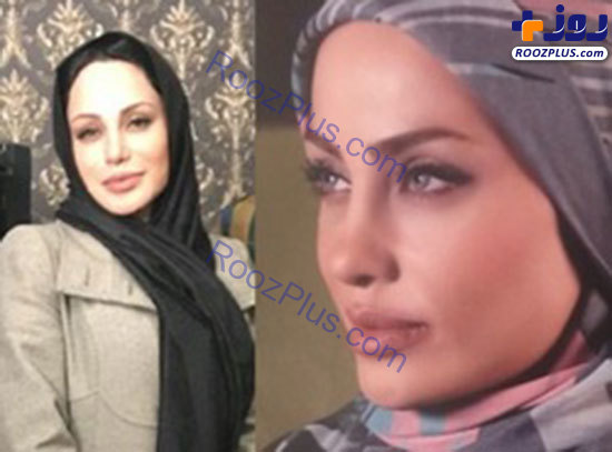 شباهت عجیب بازیگر ایرانی به آنجلینا جولی! /عکس