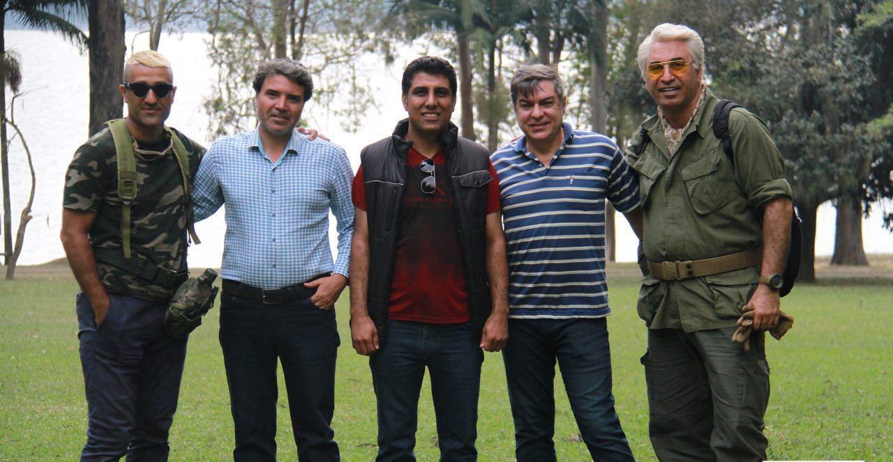 عکس /تیپ متفاوت حمید فرخ‌نژاد و پژمان جمشیدی در برزیل