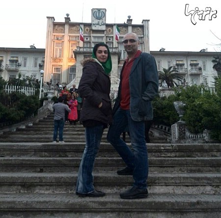 عکس جدید امید زندگانی و همسرش