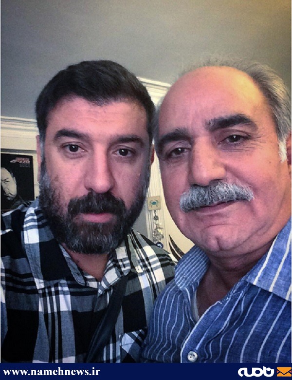 سلفی علی انصاریان و پرویز پرستویی/ عکس