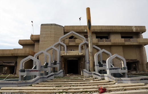 بقایای کاخ همسر صدام در شمال عراق+تصاویر