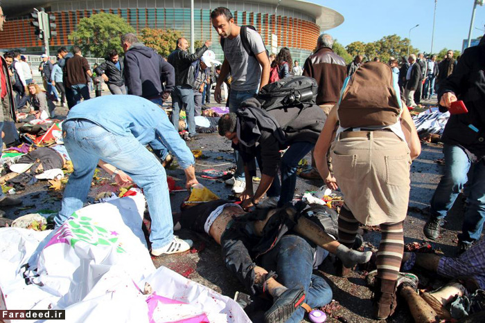 (تصاویر) شنبه خونین ترکیه