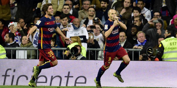 تحقیر رئال مادرید دربرنابئو در شب نیمکت نشینی مسی/یاران رونالدو 4 گل خوردند!