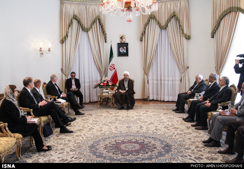 دیدار وزیر امور خارجه فنلاند با رییس جمهور/ عکس