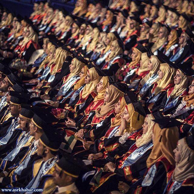 جشن فارغ التحصیلی 300 دانشجوی غزه/عکس