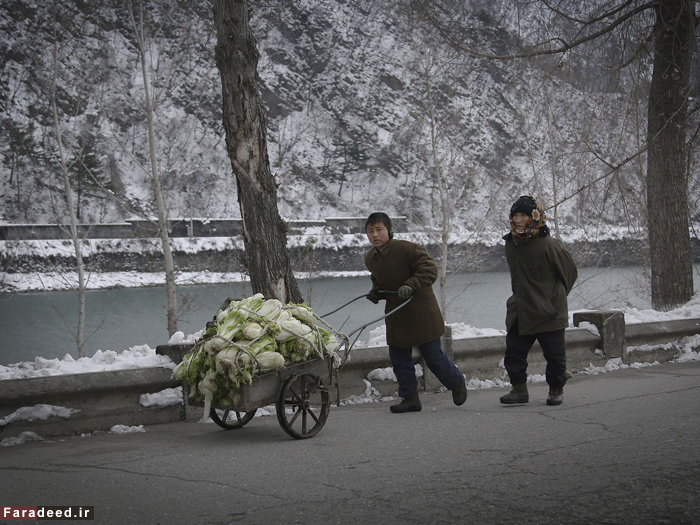 تصاویر/ زمستان و سرما در کره شمالی