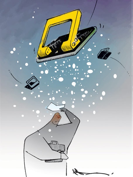 کاریکاتور/ کاغذبازی!