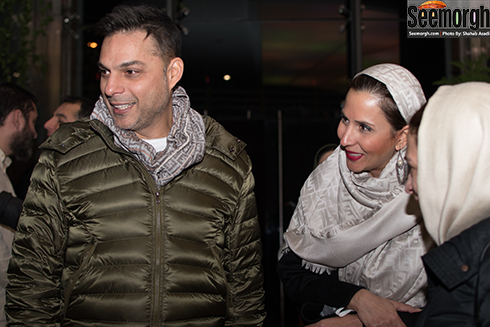 پیمان معادی و همسرش