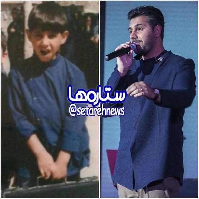 خواننده معروف وقتی کلاس اول دبستان بود/عکس