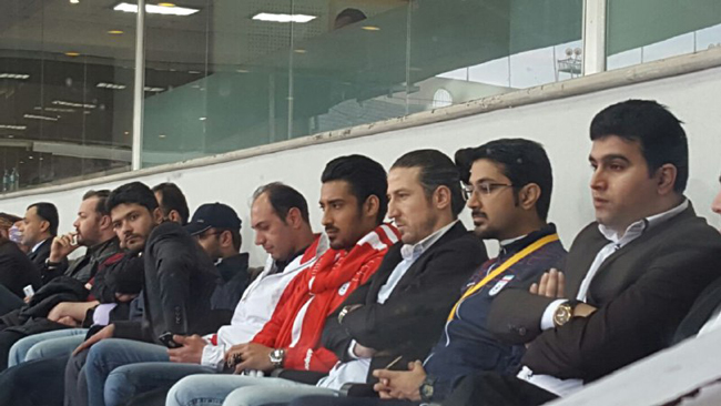 تیموریان و قوچان‌نژاد روی سکوهای ورزشگاه آزادی + عکس