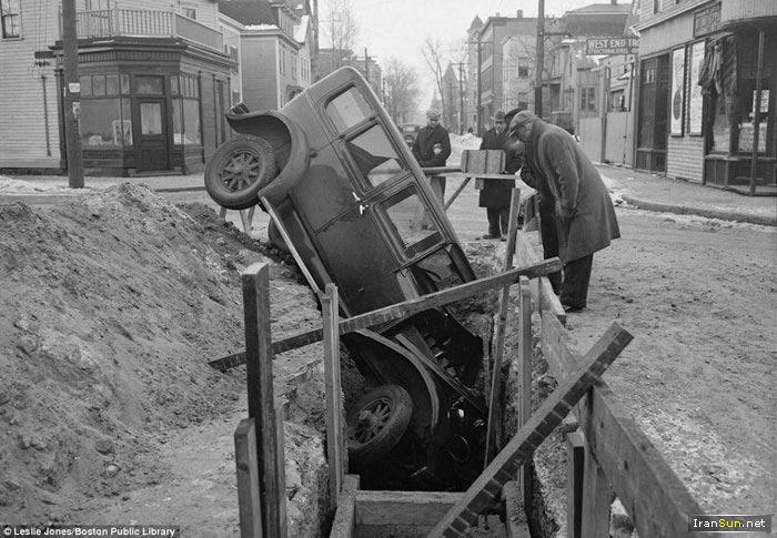عکـس هایی دیدنـی از تصـادفات ماشیـن در 90 سال پیـش!