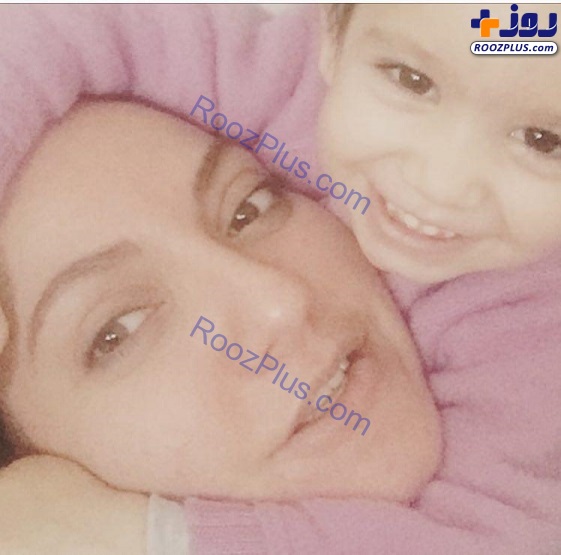 عکسی دیدنی و جالب از مهناز افشار و دخترش