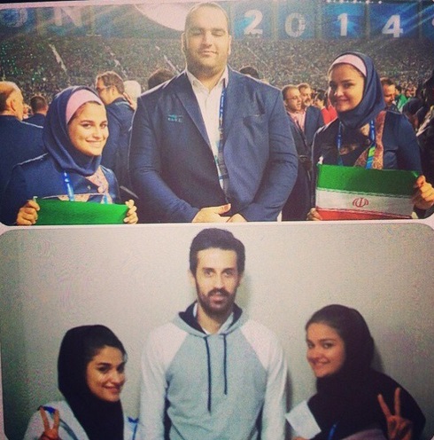 عکس/ یادگاری دختران و پسران طلایی ایران