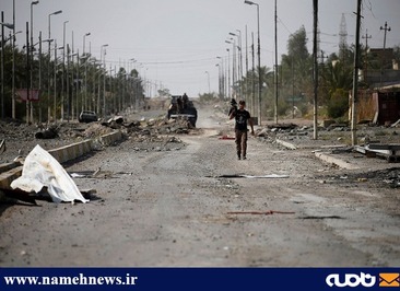 نمایی از خیابان های فلوجه