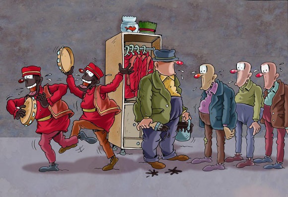 حاجی فیروز! /کاریکاتور