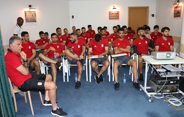 جلسه فنی کی‌روش برای ملی پوشان + عکس