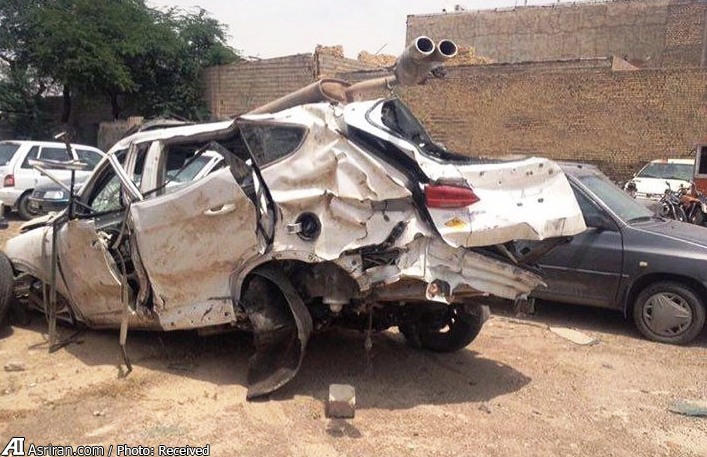 مچاله شدن سانتافه/ عکس