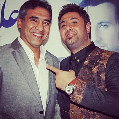 عکس:عابدزاده در کنسرت خواننده محبوب پاپ