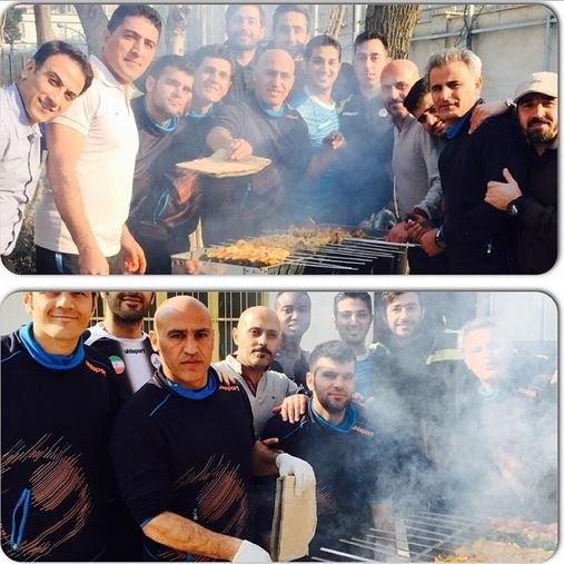 علیرضا منصوریان آشپز می شود +عکس