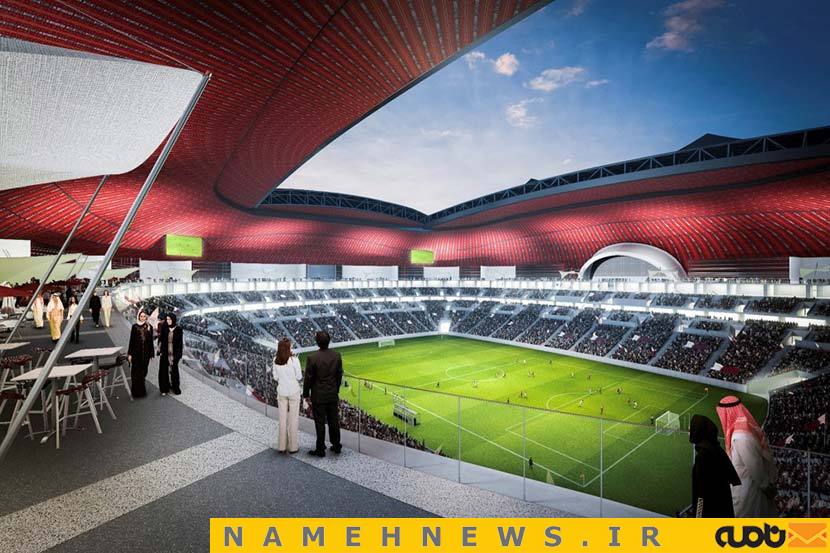 زیباترین استادیوم جهان در قطر+تصاویر
