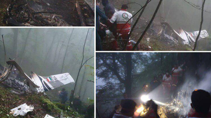 اولین فیلم عملیات پس از سقوط هواپیمای پلیس در سلمانشهر + عکس