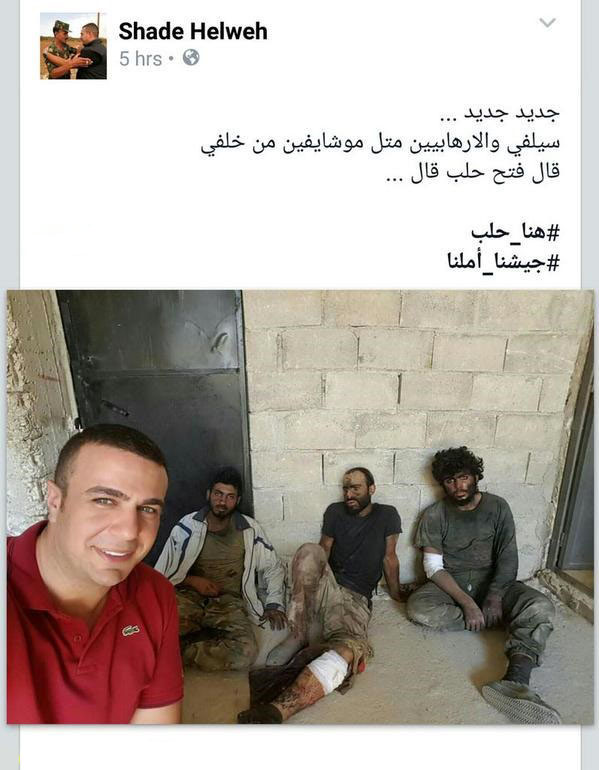 سلفی جالب خبرنگار با داعشی‎ها/عکس