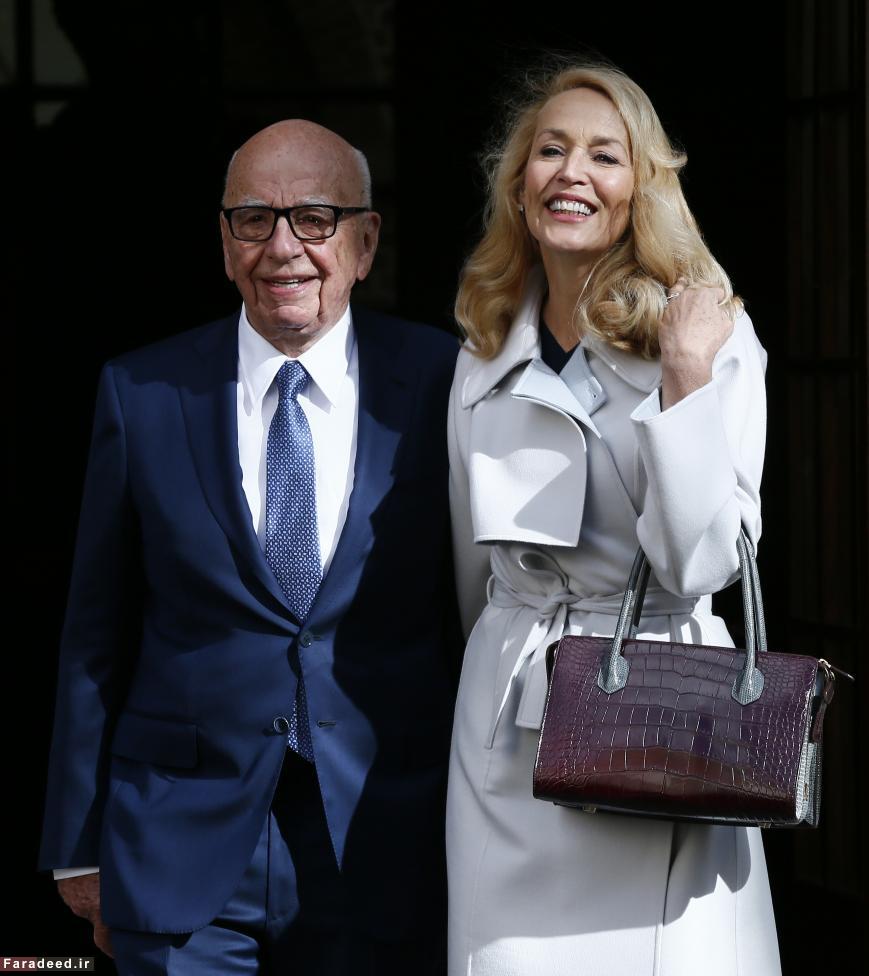 روپرت مرداک با هنرپیشه و مدل آمریکایی ازدواج کرد