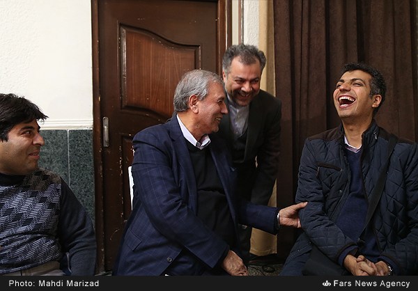 عادل فردوسی‌پور و وزیر کار در یک قاب/عکس