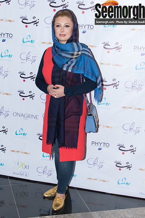 نیوشا ضیغمی در اکران خصوصی نیمه شب اتفاق افتاد