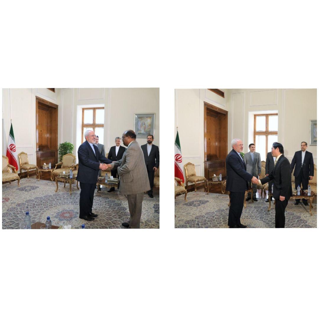 دیدارهای امروز ظریف