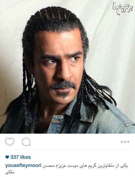 چهره ی جدید یوسف تیموری/عکس