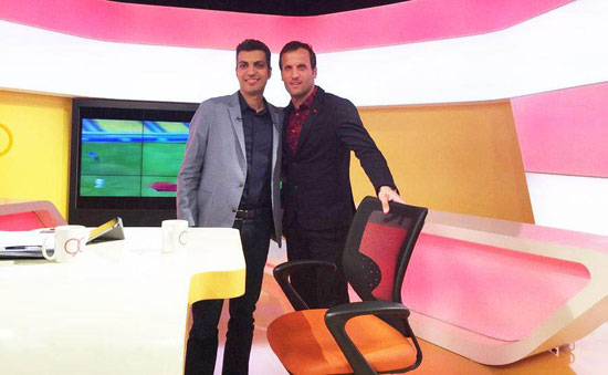 عکس یادگاری بنگر و فردوسی پور