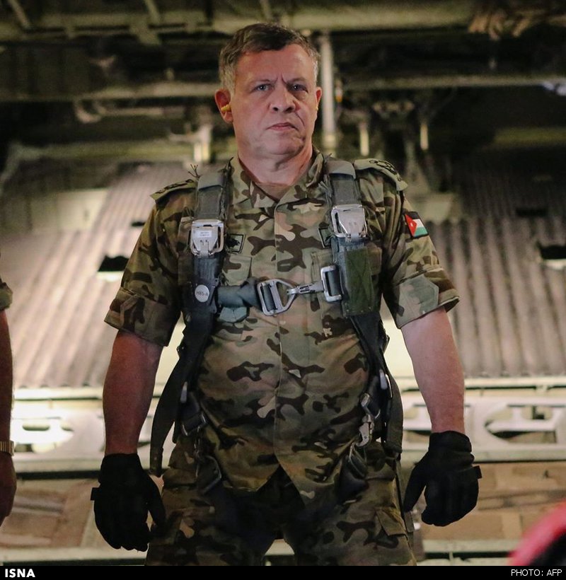 کاخ سلطنتی اردن عکس عبدالله دوم را با لباس رزم منتشر کرد/عکس