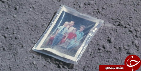 عکسی جامانده روی کره ماه